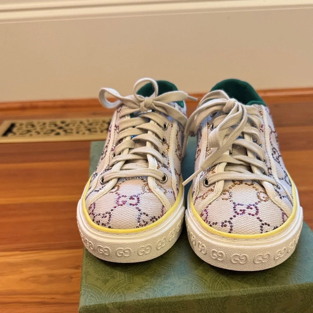 Gucci 1977 Crystal Embellished Sneaker - Picture 3 of 6